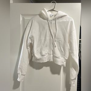 TNA COZY FLEECE BOYFRIEND BOXY ZIP HOODIE